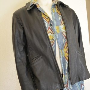 Mens leather jacket